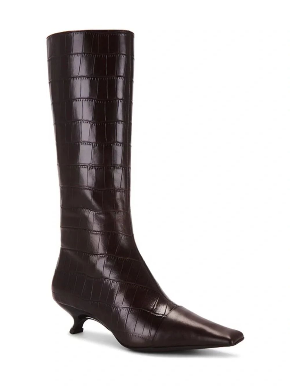 Jeffrey Campbell Nospace-CP Boots in Brown Croco